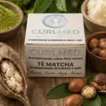 CurlMed Acondicionador Sólido Regenerador Puntas y Raíz Té Matcha 80g - 2